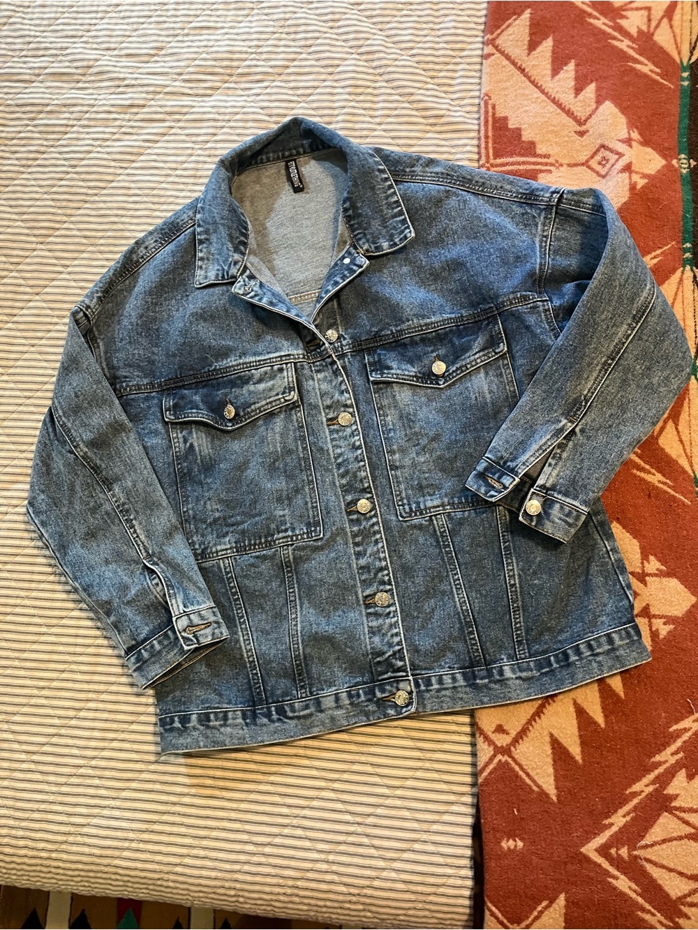 Boxy Blue Denim Jacket